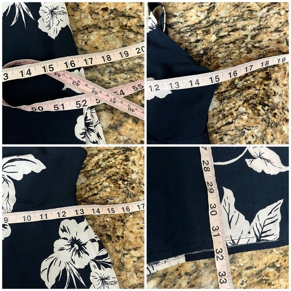 BY TOGETHER MIDI Dress FLORAL HAWAIIN Boho Party Resortwear Casual Party S - Picture 5 of 8